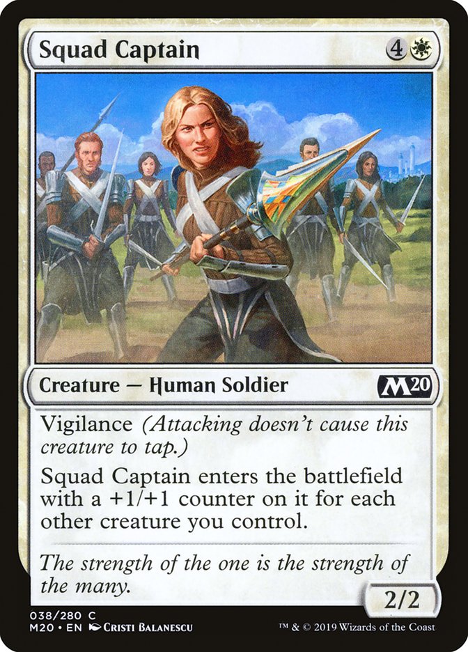 Squad Captain [Core Set 2020] | Deep Dive Games St. Marys