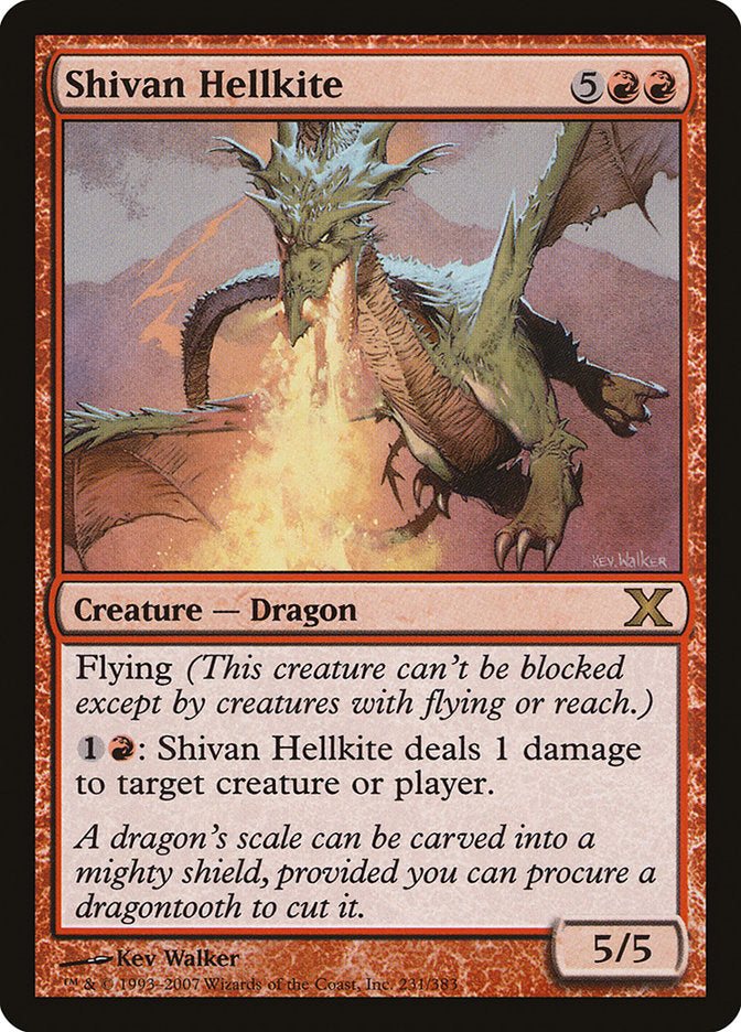 Shivan Hellkite [Tenth Edition] | Deep Dive Games St. Marys