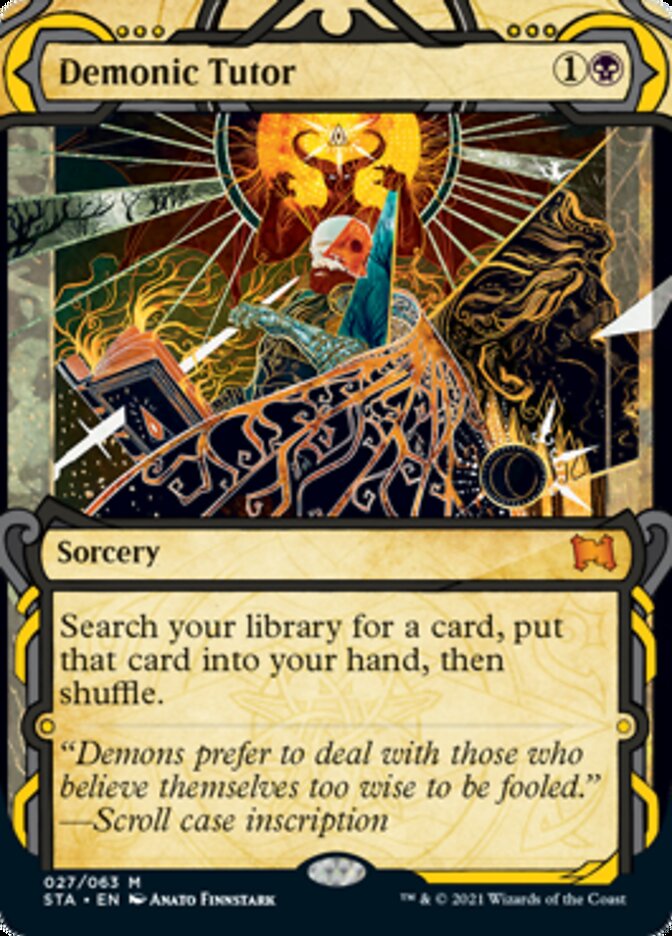 Demonic Tutor [Strixhaven: School of Mages Mystical Archive] | Deep Dive Games St. Marys