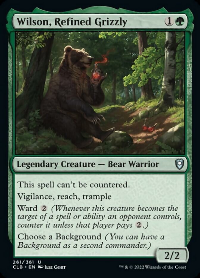 Wilson, Refined Grizzly [Commander Legends: Battle for Baldur's Gate] | Deep Dive Games St. Marys