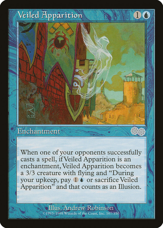 Veiled Apparition [Urza's Saga] | Deep Dive Games St. Marys