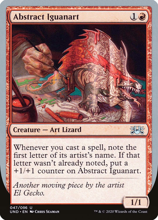 Abstract Iguanart [Unsanctioned] | Deep Dive Games St. Marys