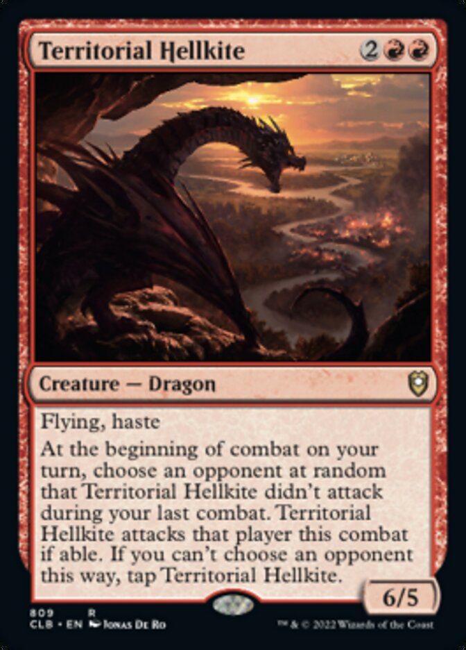 Territorial Hellkite [Commander Legends: Battle for Baldur's Gate] | Deep Dive Games St. Marys
