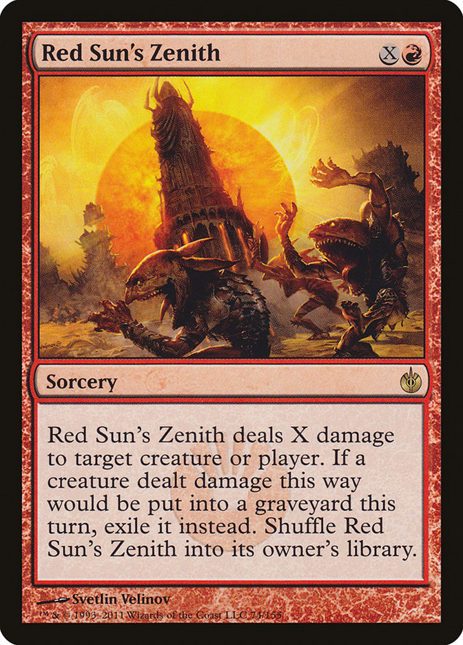 Red Sun's Zenith [Mirrodin Besieged] | Deep Dive Games St. Marys