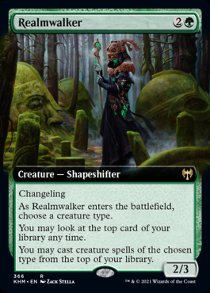 Realmwalker (Extended Art) [Kaldheim] | Deep Dive Games St. Marys
