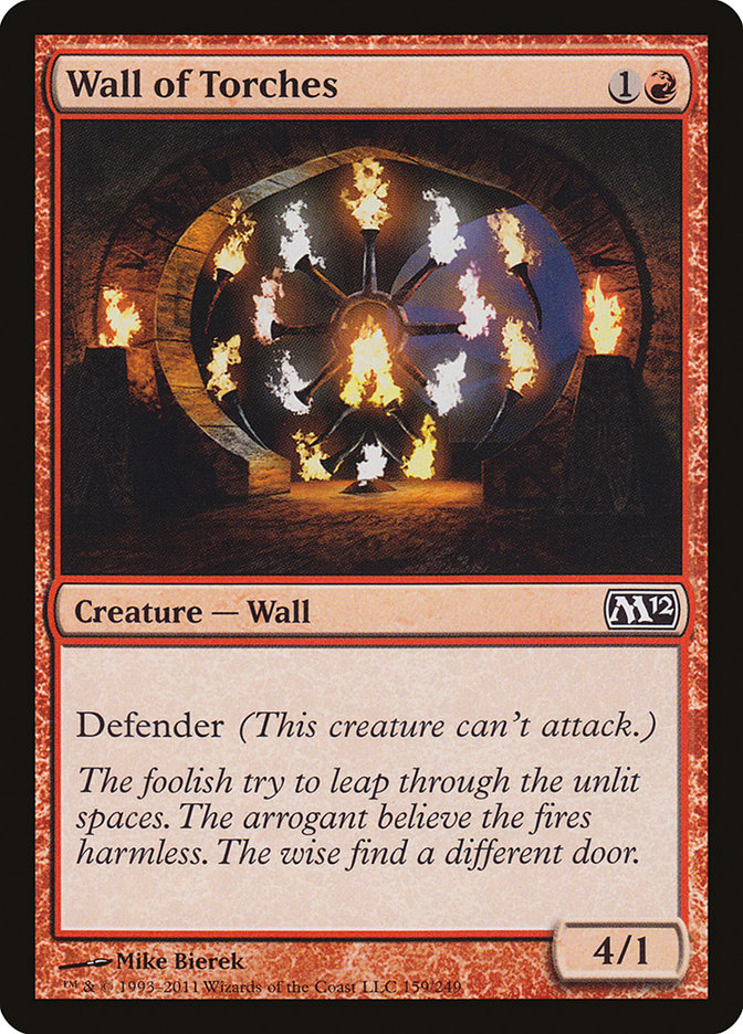 Wall of Torches [Magic 2012] | Deep Dive Games St. Marys
