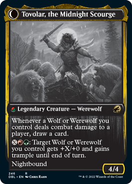 Tovolar, Dire Overlord // Tovolar, the Midnight Scourge [Innistrad: Double Feature] | Deep Dive Games St. Marys