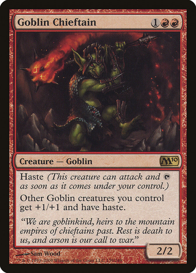 Goblin Chieftain [Magic 2010] | Deep Dive Games St. Marys