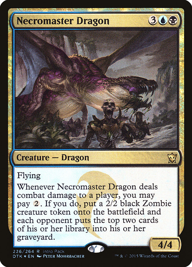 Necromaster Dragon (Intro Pack) [Dragons of Tarkir Promos] | Deep Dive Games St. Marys