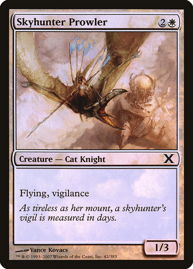 Skyhunter Prowler (Premium Foil) [Tenth Edition] | Deep Dive Games St. Marys