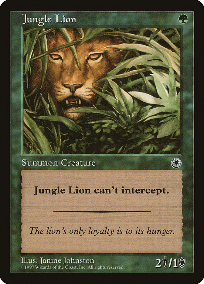 Jungle Lion [Portal] | Deep Dive Games St. Marys