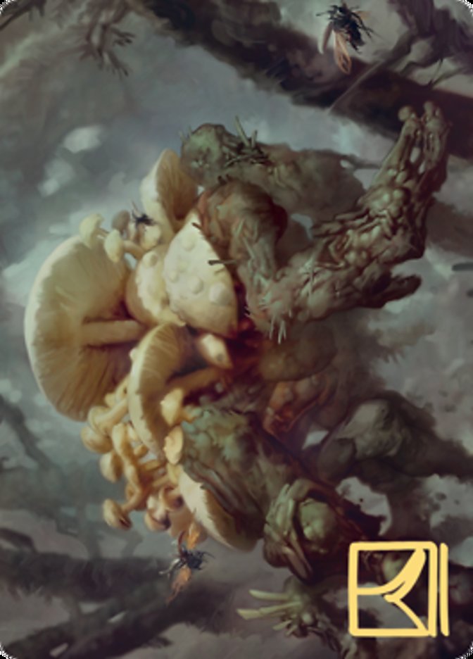 Swarm Shambler Art Card (Gold-Stamped Signature) [Zendikar Rising Art Series] | Deep Dive Games St. Marys