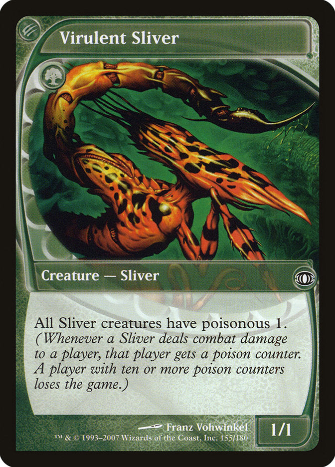 Virulent Sliver [Future Sight] | Deep Dive Games St. Marys