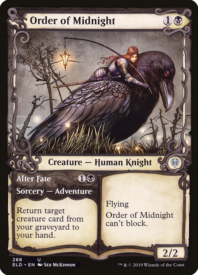 Order of Midnight // Alter Fate (Showcase) [Throne of Eldraine] | Deep Dive Games St. Marys
