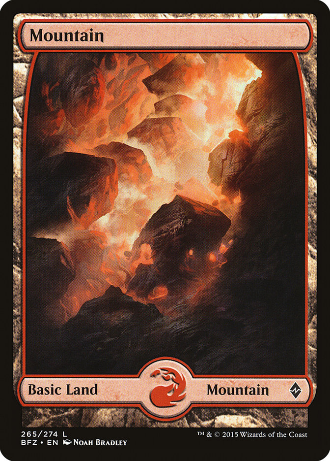 Mountain (265) [Battle for Zendikar] | Deep Dive Games St. Marys