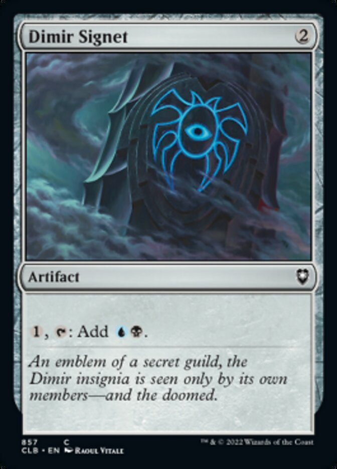 Dimir Signet [Commander Legends: Battle for Baldur's Gate] | Deep Dive Games St. Marys