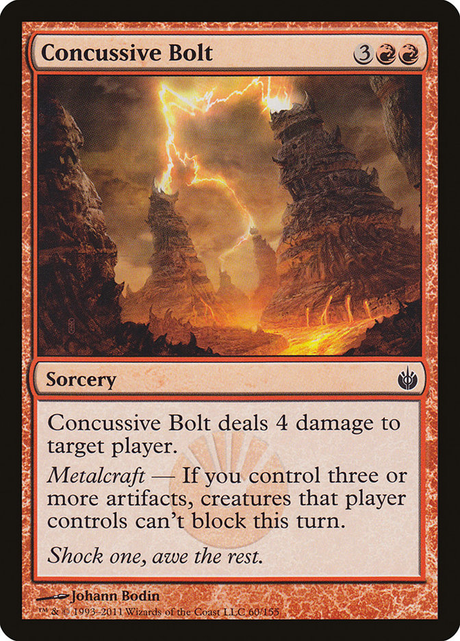 Concussive Bolt [Mirrodin Besieged] | Deep Dive Games St. Marys