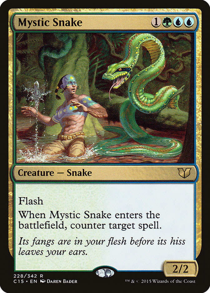 Mystic Snake [Commander 2015] | Deep Dive Games St. Marys