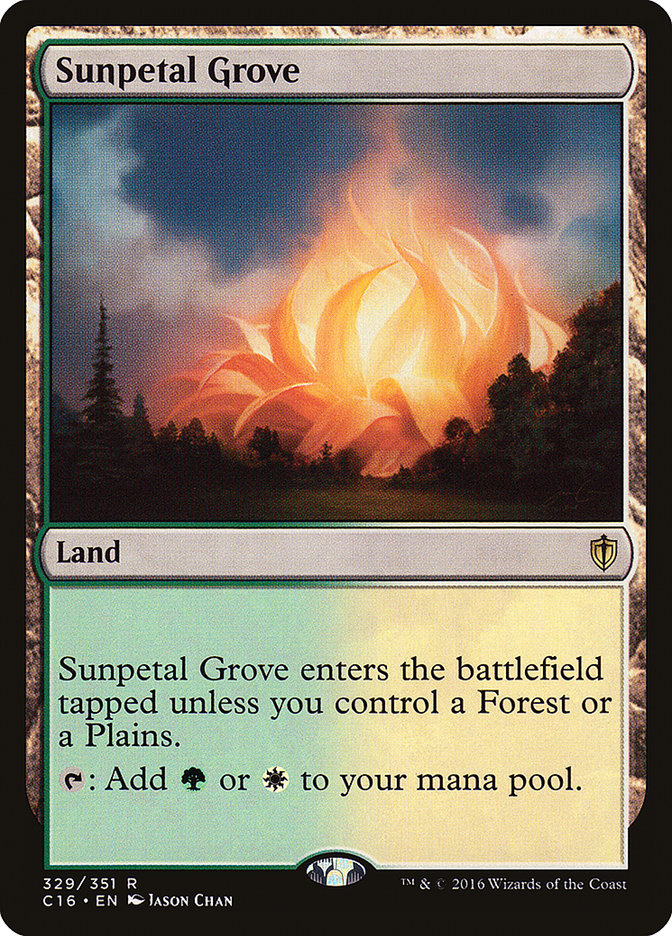 Sunpetal Grove [Commander 2016] | Deep Dive Games St. Marys