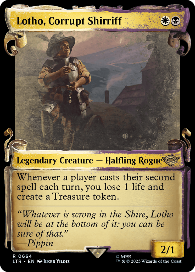Lotho, Corrupt Shirriff [The Lord of the Rings: Tales of Middle-Earth Showcase Scrolls] | Deep Dive Games St. Marys