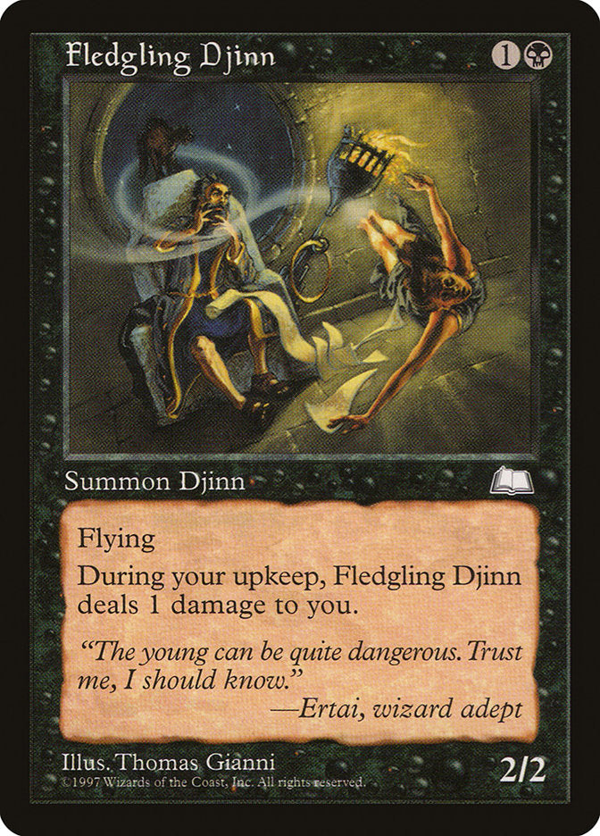 Fledgling Djinn [Weatherlight] | Deep Dive Games St. Marys