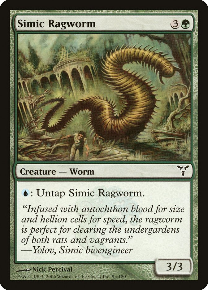Simic Ragworm [Dissension] | Deep Dive Games St. Marys