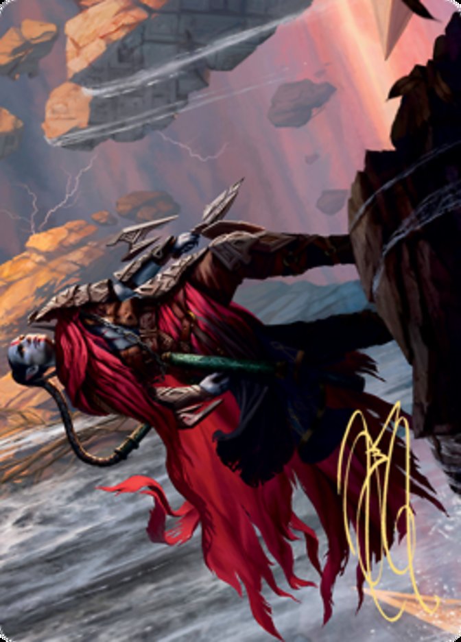 Anowon, the Ruin Thief Art Card (Gold-Stamped Signature) [Zendikar Rising Art Series] | Deep Dive Games St. Marys