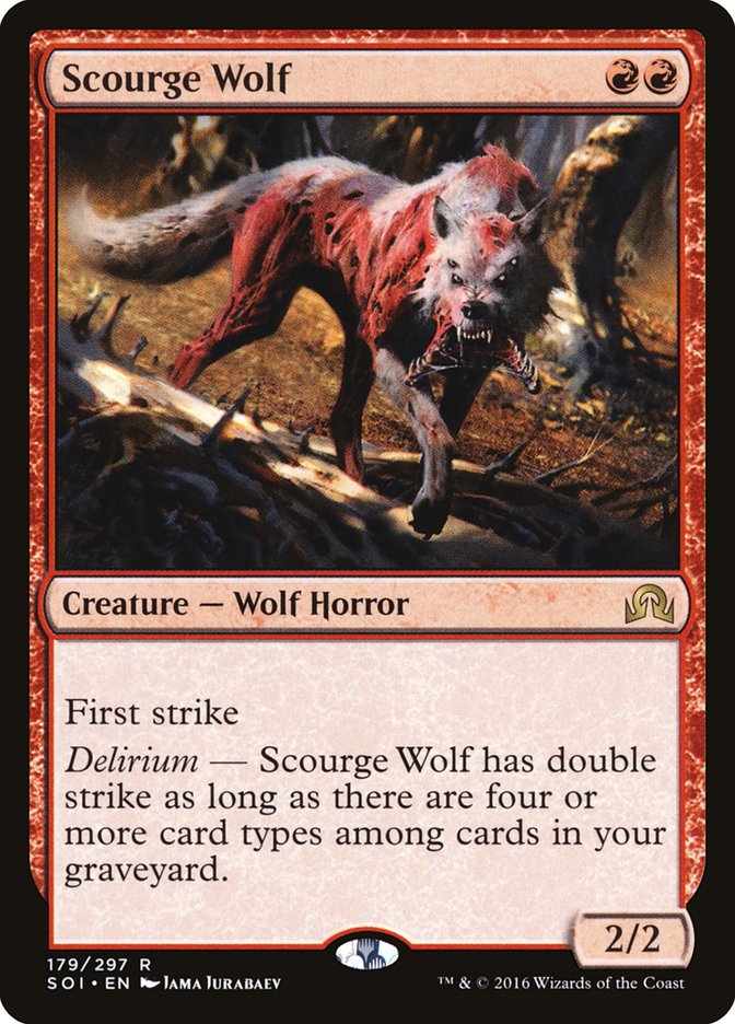Scourge Wolf [Shadows over Innistrad] | Deep Dive Games St. Marys