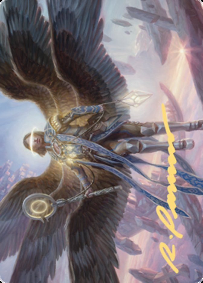 Angel of Destiny Art Card (Gold-Stamped Signature) [Zendikar Rising Art Series] | Deep Dive Games St. Marys