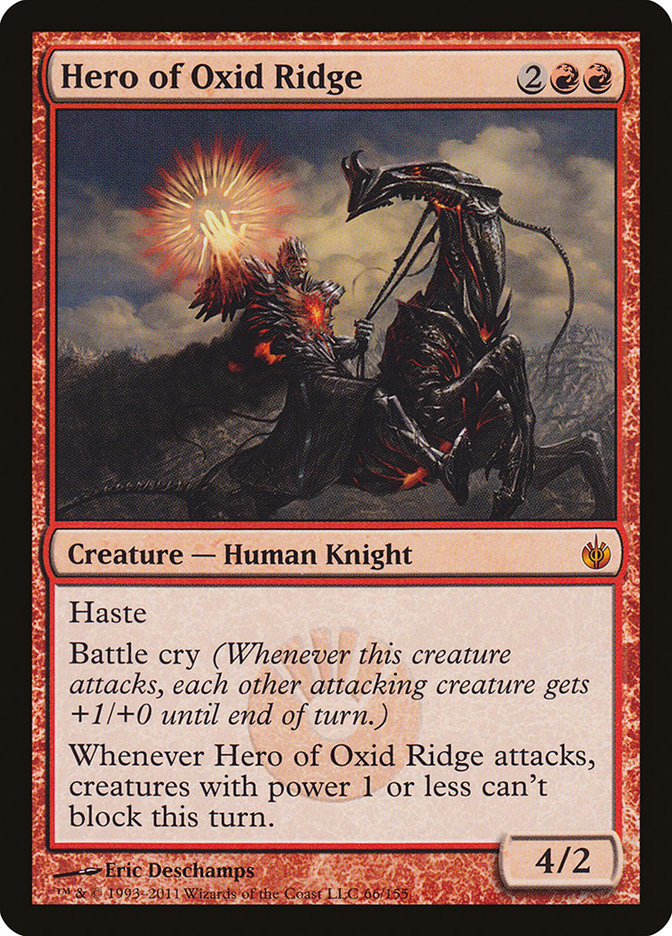 Hero of Oxid Ridge [Mirrodin Besieged] | Deep Dive Games St. Marys