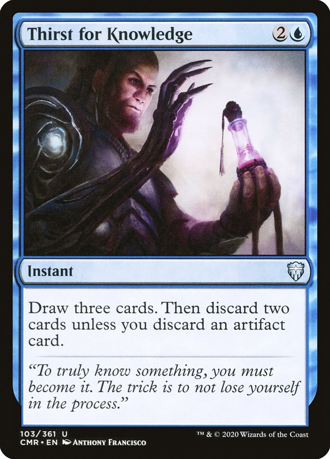 Thirst for Knowledge [Commander Legends] | Deep Dive Games St. Marys