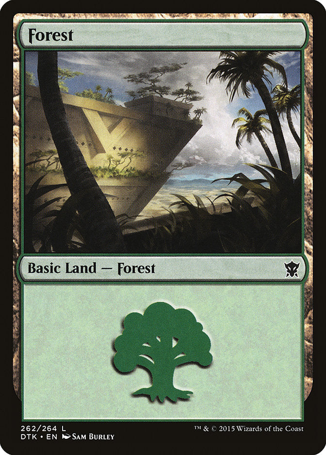 Forest (262) [Dragons of Tarkir] | Deep Dive Games St. Marys