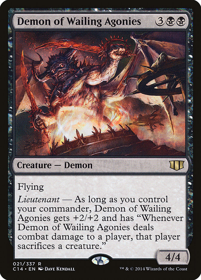 Demon of Wailing Agonies [Commander 2014] | Deep Dive Games St. Marys