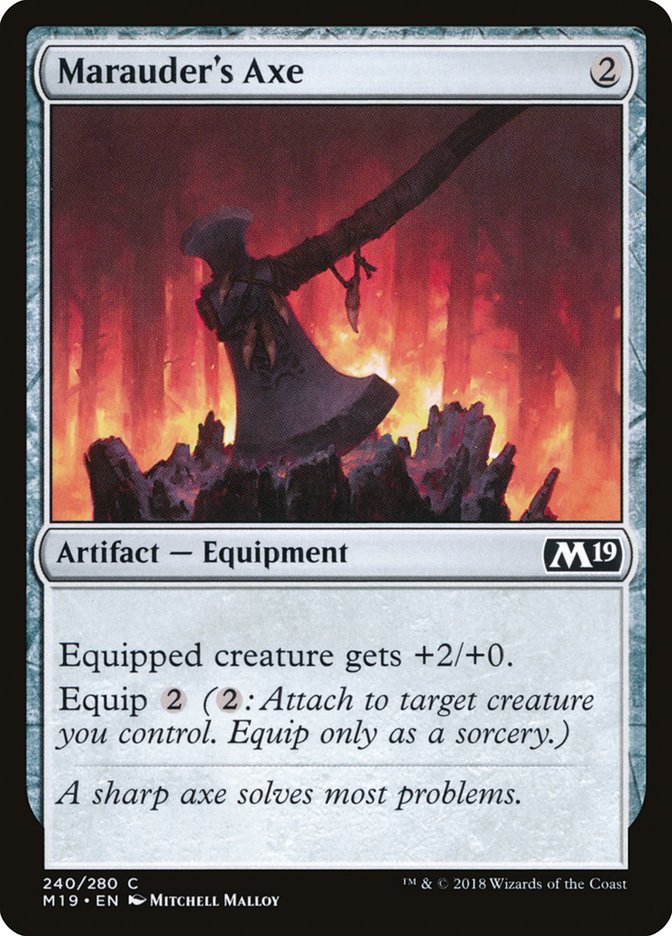Marauder's Axe [Core Set 2019] | Deep Dive Games St. Marys