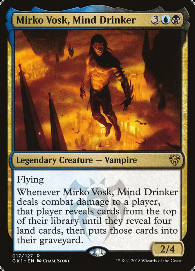 Mirko Vosk, Mind Drinker [Guilds of Ravnica Guild Kit] | Deep Dive Games St. Marys