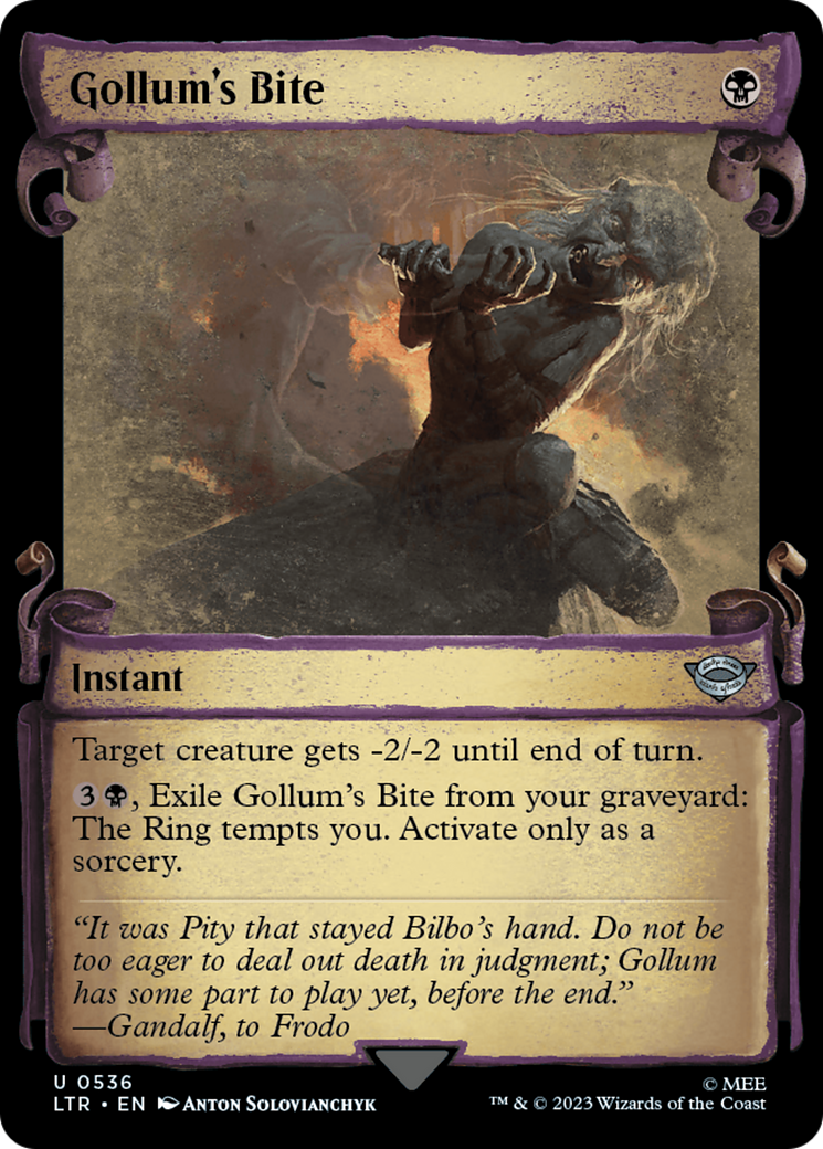 Gollum's Bite [The Lord of the Rings: Tales of Middle-Earth Showcase Scrolls] | Deep Dive Games St. Marys