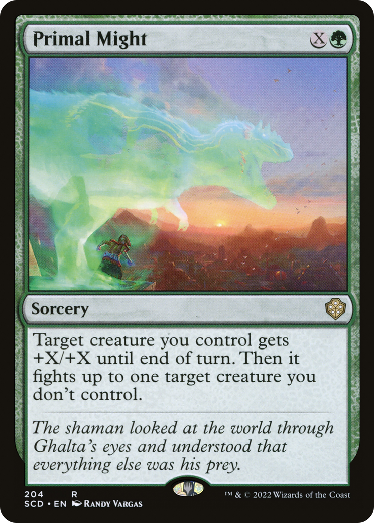Primal Might [Starter Commander Decks] | Deep Dive Games St. Marys