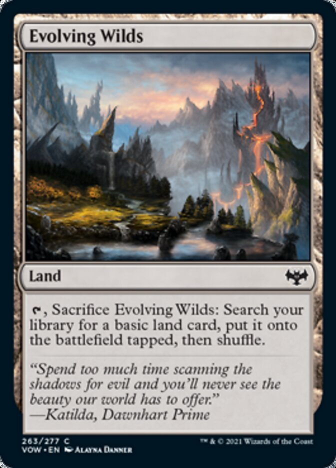 Evolving Wilds [Innistrad: Crimson Vow] | Deep Dive Games St. Marys