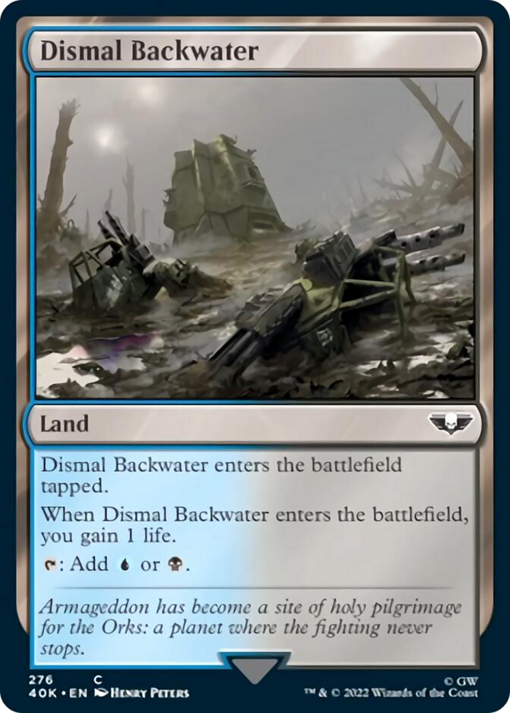Dismal Backwater (Surge Foil) [Warhammer 40,000] | Deep Dive Games St. Marys