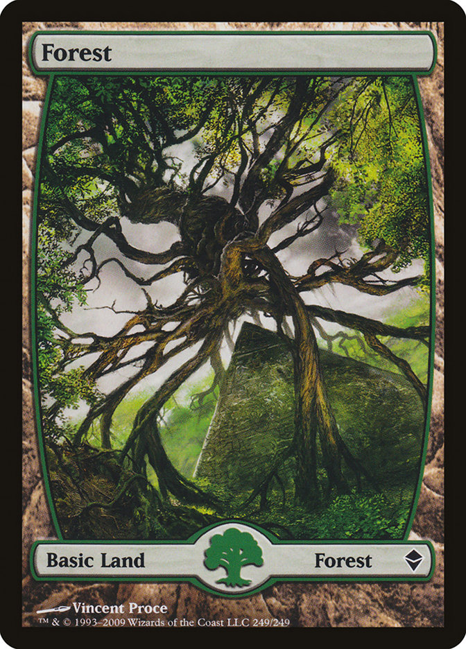 Forest (249) [Zendikar] | Deep Dive Games St. Marys