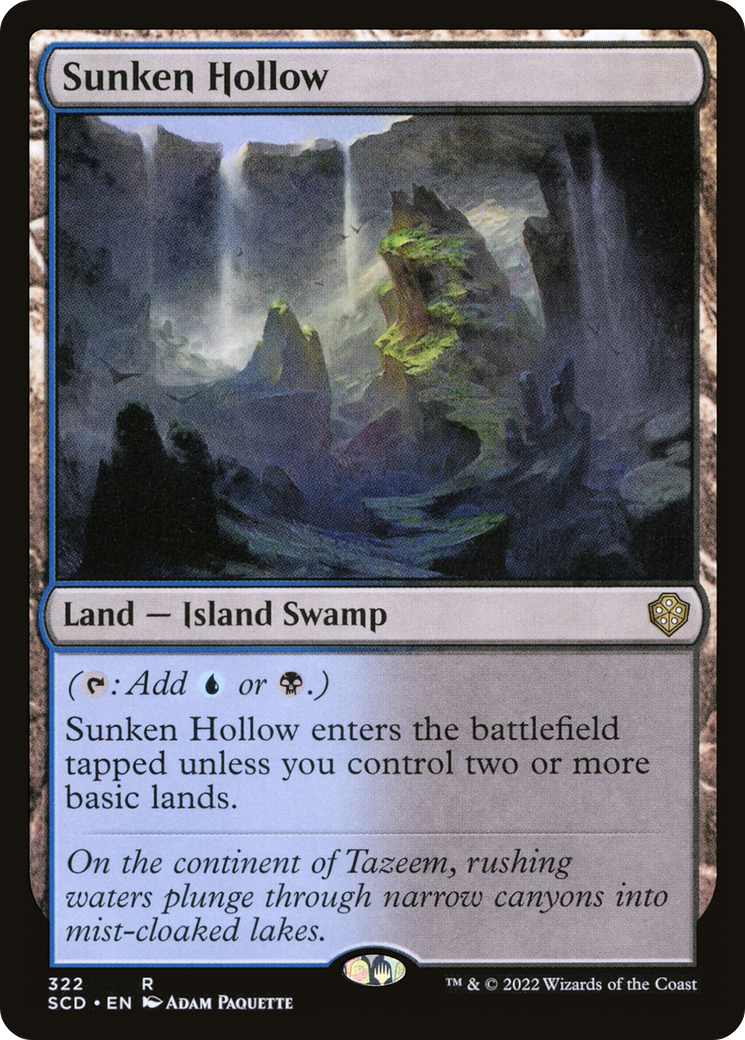 Sunken Hollow [Starter Commander Decks] | Deep Dive Games St. Marys
