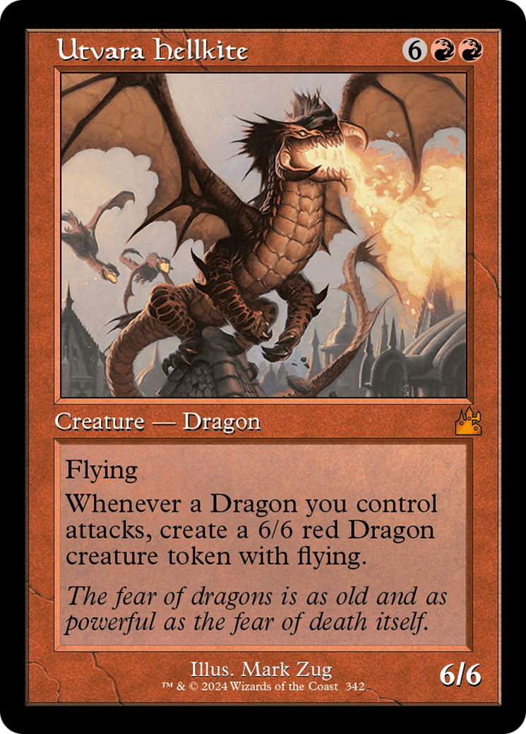 Utvara Hellkite (Retro Frame) [Ravnica Remastered] | Deep Dive Games St. Marys