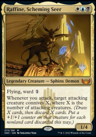 Raffine, Scheming Seer (Promo Pack) [Streets of New Capenna Promos] | Deep Dive Games St. Marys