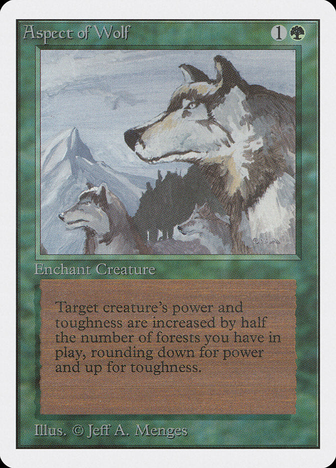 Aspect of Wolf [Unlimited Edition] | Deep Dive Games St. Marys