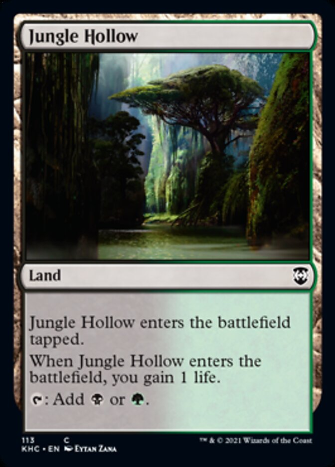 Jungle Hollow [Kaldheim Commander] | Deep Dive Games St. Marys