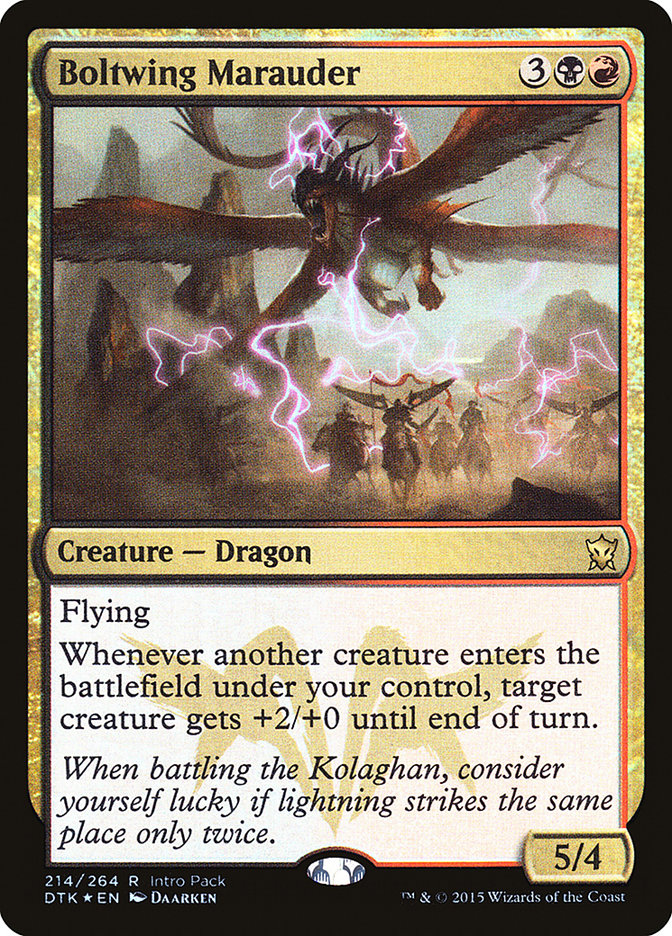Boltwing Marauder (Intro Pack) [Dragons of Tarkir Promos] | Deep Dive Games St. Marys
