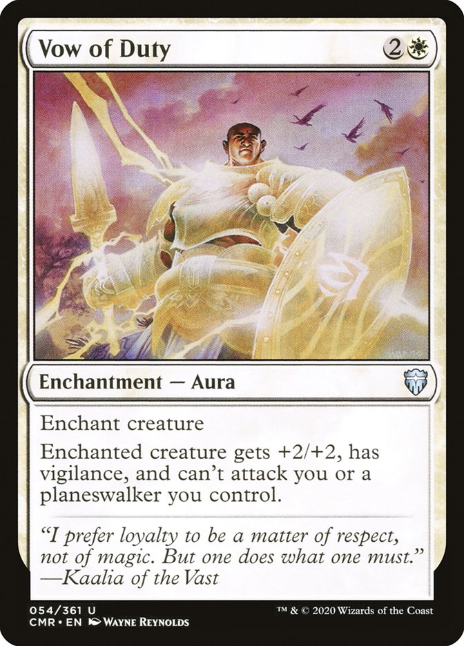 Vow of Duty [Commander Legends] | Deep Dive Games St. Marys