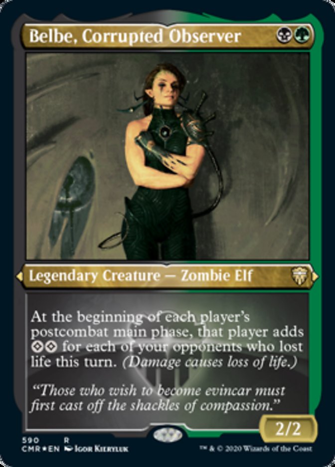 Belbe, Corrupted Observer (Etched) [Commander Legends] | Deep Dive Games St. Marys