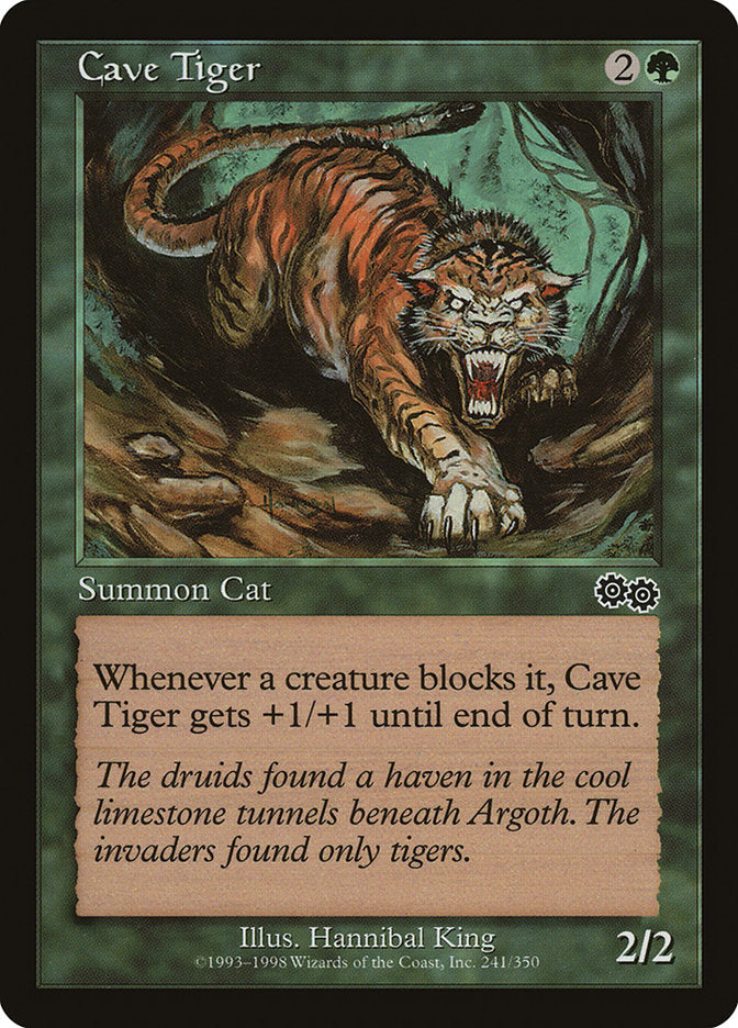 Cave Tiger [Urza's Saga] | Deep Dive Games St. Marys