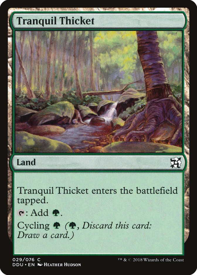Tranquil Thicket [Duel Decks: Elves vs. Inventors] | Deep Dive Games St. Marys
